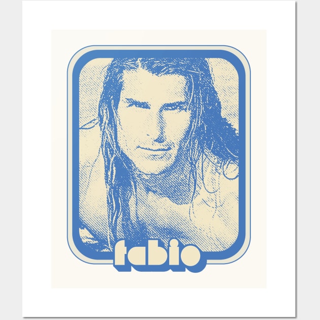 Fabio // Retro 90s Aesthetic Fan Design Wall Art by DankFutura